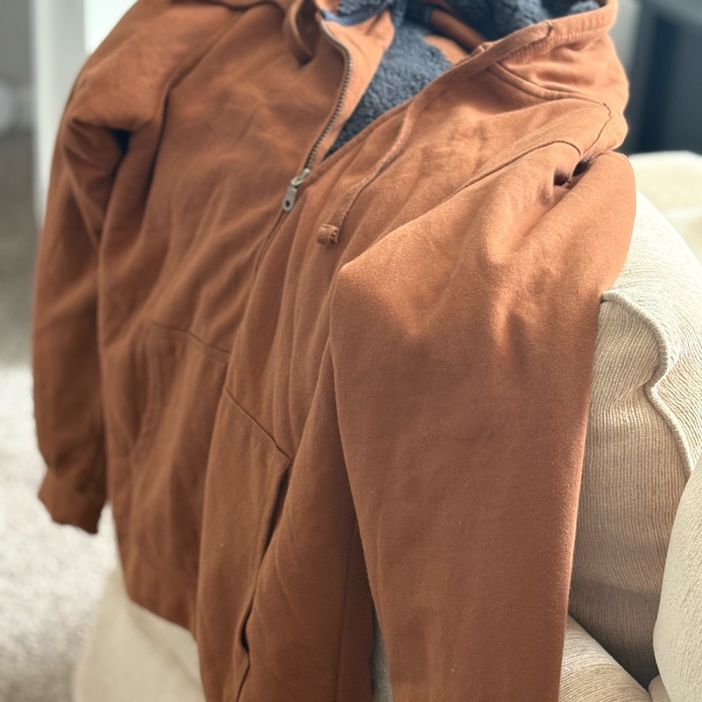 Brown Hooded Jacket